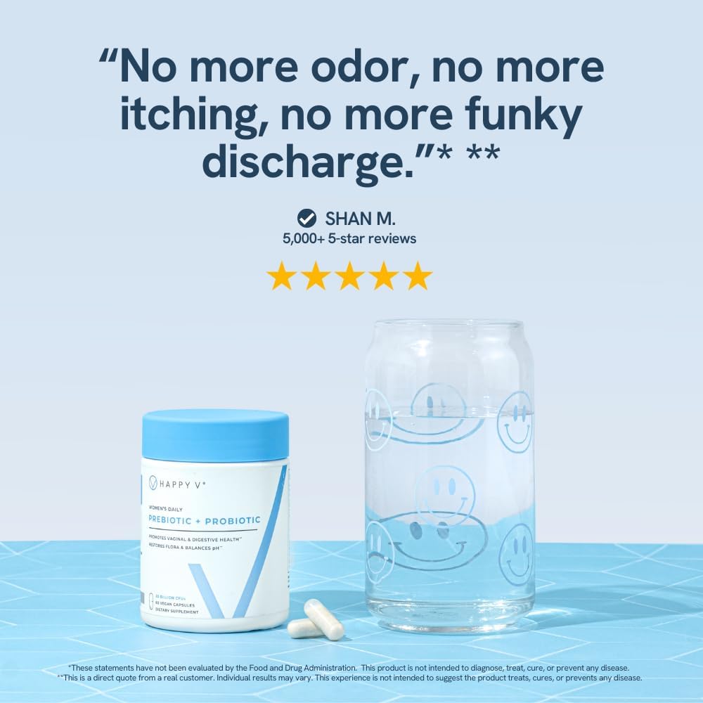 Dr. Formulated Vaginal Probiotics for Women Odor & Itch Support, Urinary & Gut Health, Ph Balance | Womens Daily Probiotic with Patented Prebiotics & Lactobacillus for Feminine Wellness