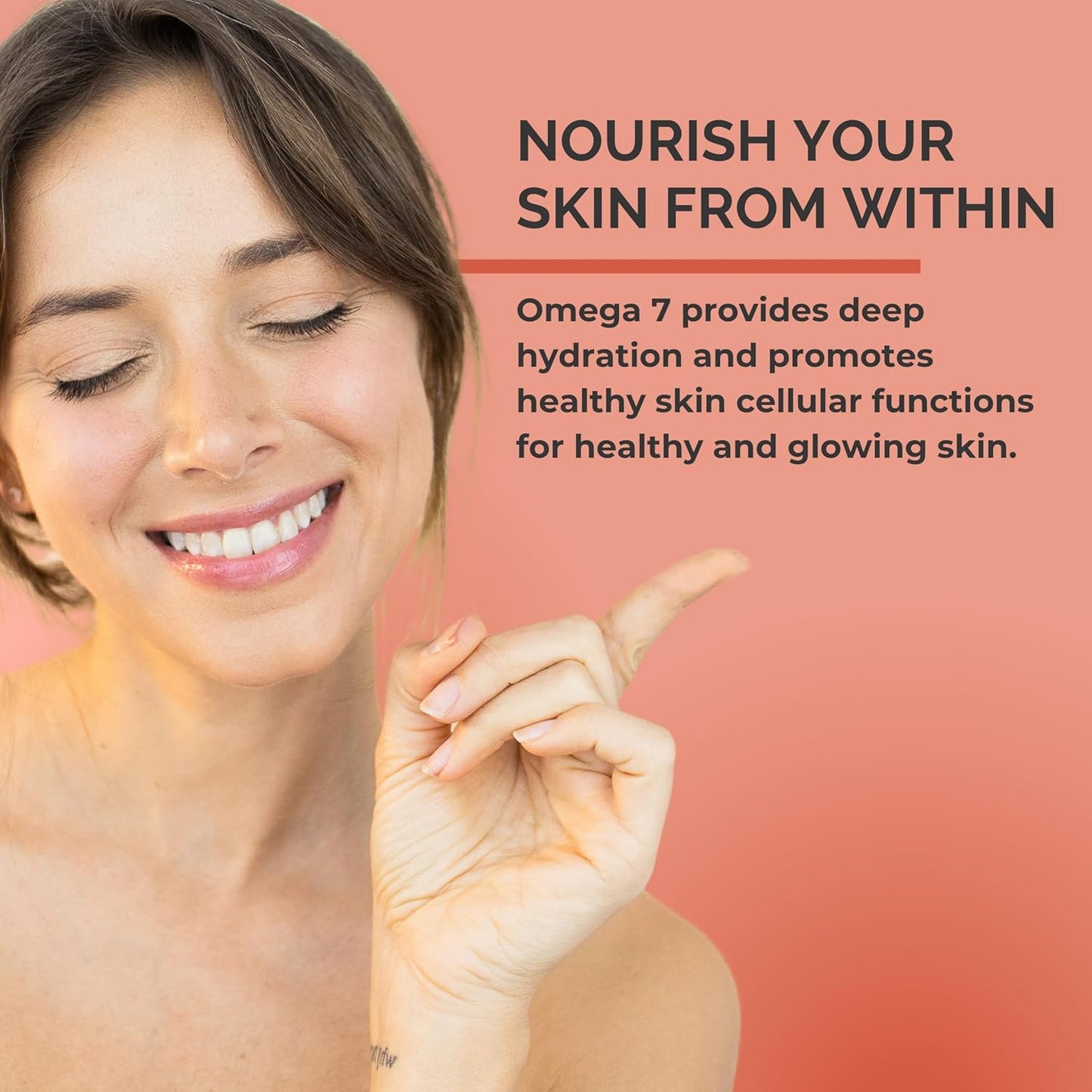 Organic Sea Buckthorn Oil, Omega-7 Complete Softgels, 60 Count, with Omega 3, 6 & 9, Supports Hair, Skin & Nail Health, 1000Mg per Serving