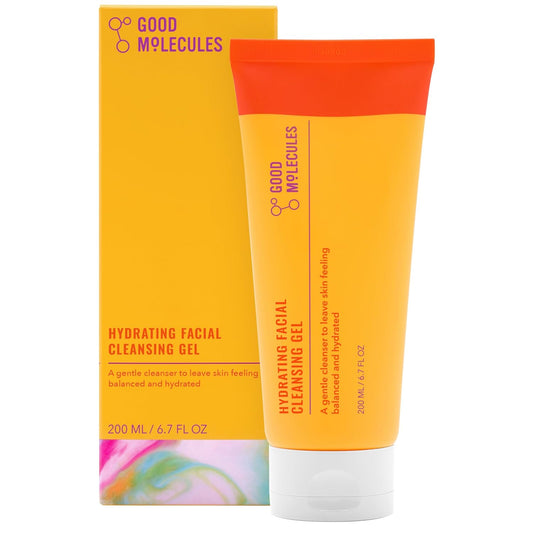 Hydrating Facial Cleansing Gel - Face Wash with Rosewater and Pineapple Extracts to Brighten, Cleanse, and Moisturize - Facial Cleanser, Skin Care