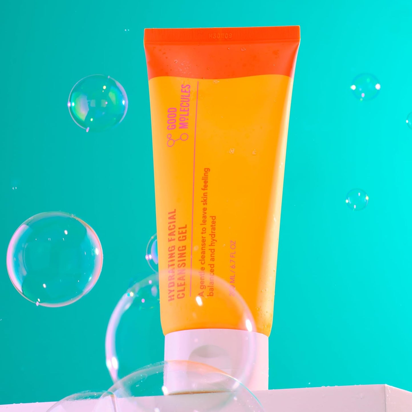 Hydrating Facial Cleansing Gel - Face Wash with Rosewater and Pineapple Extracts to Brighten, Cleanse, and Moisturize - Facial Cleanser, Skin Care