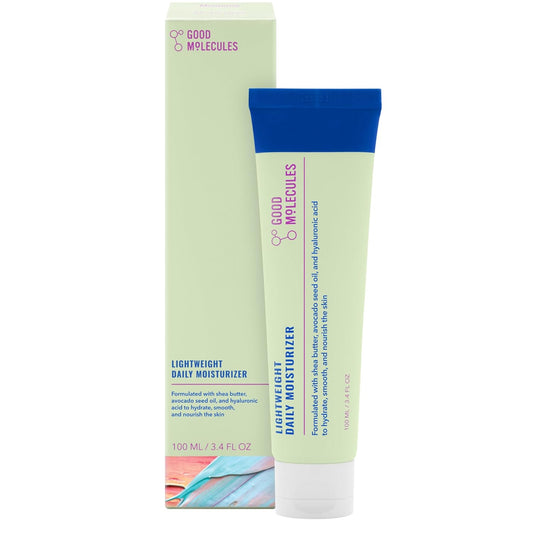 Lightweight Daily Moisturizer - Non-Greasy Face Moisturizer with Shea Butter and Hyaluronic Acid for Deep Hydration - Face Lotion, Skin Care for Face